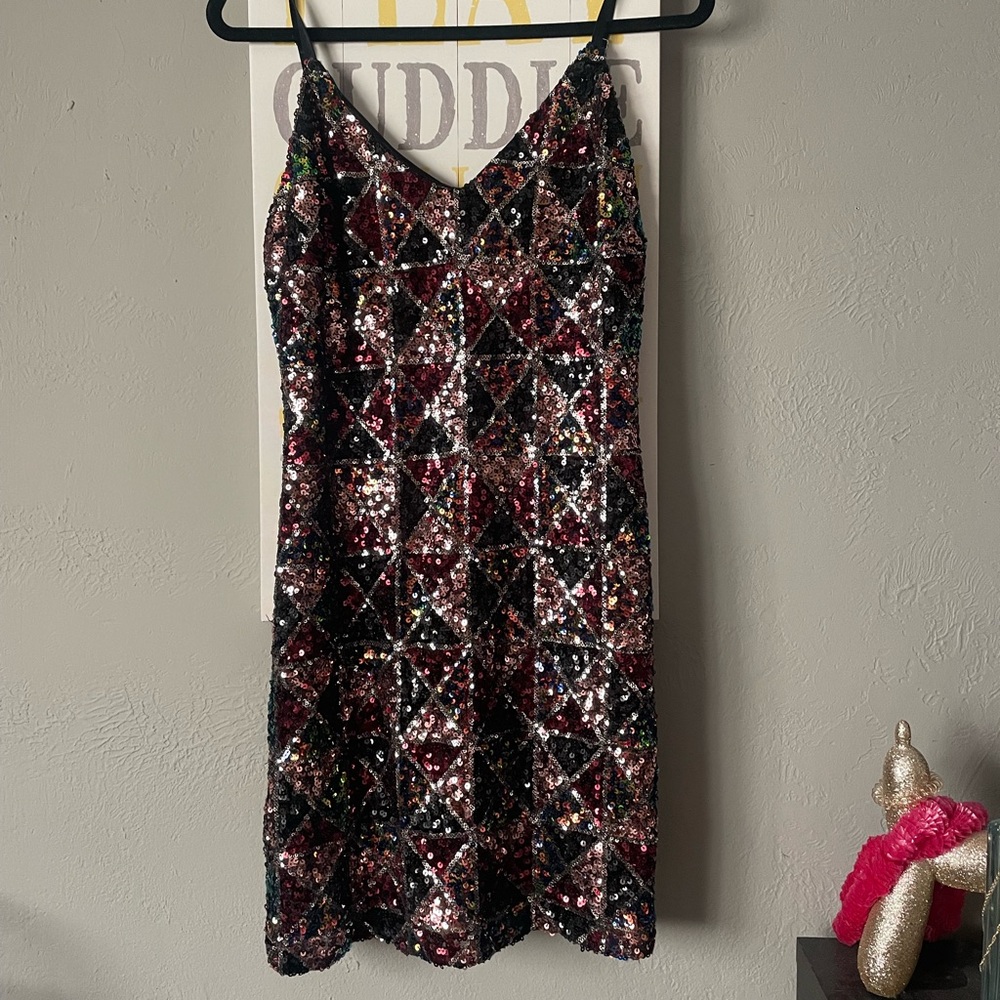 Shinestar Sequined dress large